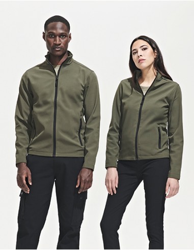 S-01194-Womens Softshell Zip Jacket Race